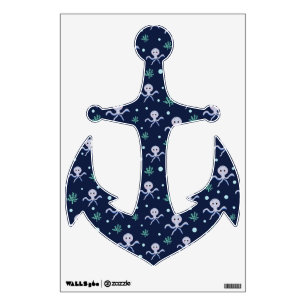 Octopus under the sea kids pattern wall decal