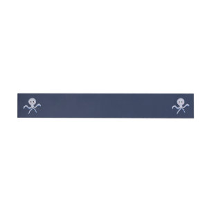 Octopus under the sea kids pattern wrap around address label