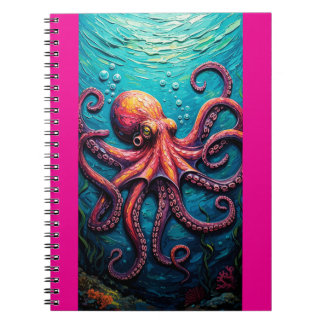 Octopus Underwater Painting Notebook
