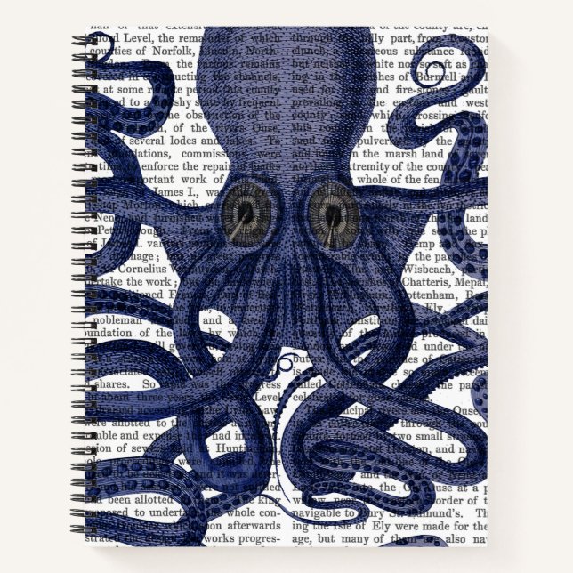 Octopus Up-Close Notebook (Front)