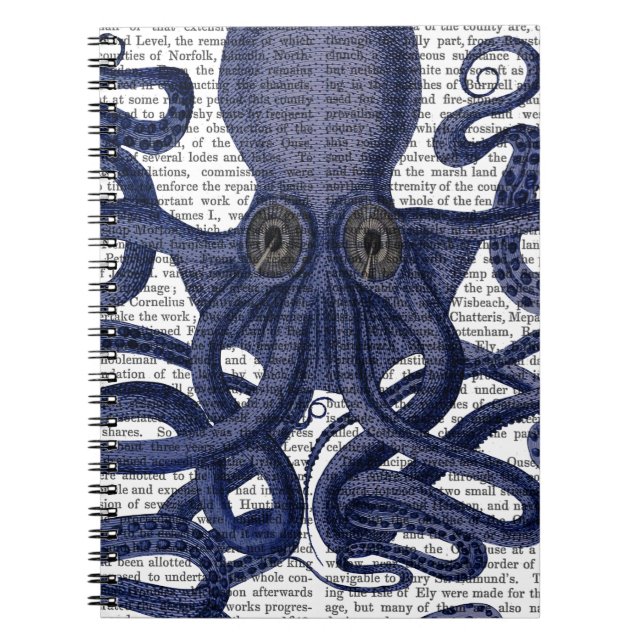 Octopus Up-Close Notebook (Front)