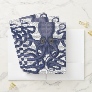 Octopus Up-Close Pocket Folder