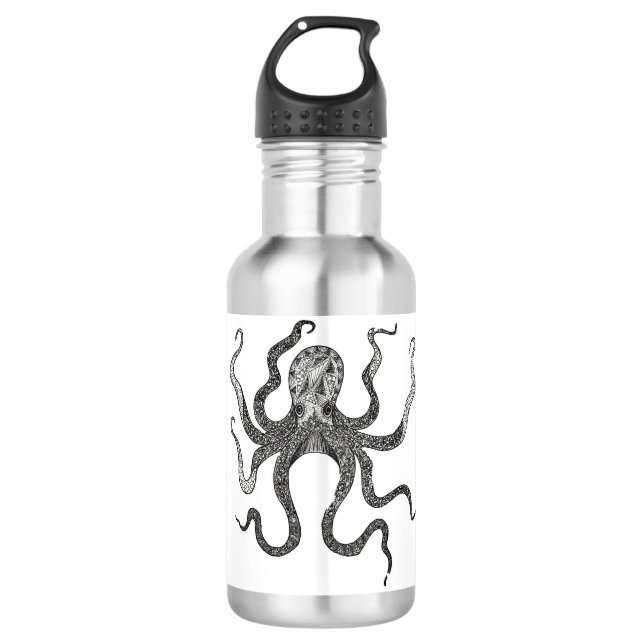 Octopus Water Bottle (Front)
