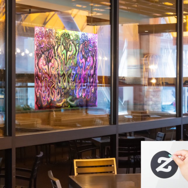 Octopus Window Cling (Restaurant Window)