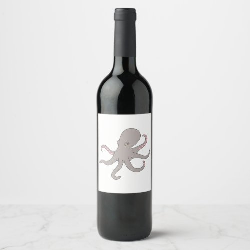 Octopus Wine Label