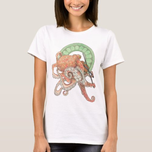 Octopus with a Fiddle T_Shirt