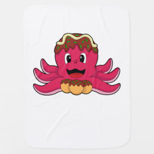 Octopus with Cake Baby Blanket