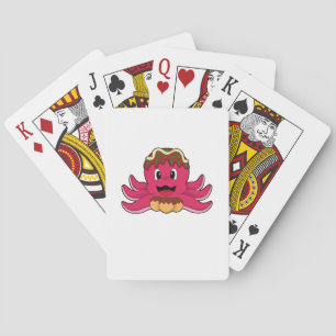 Octopus with Cake Poker Cards