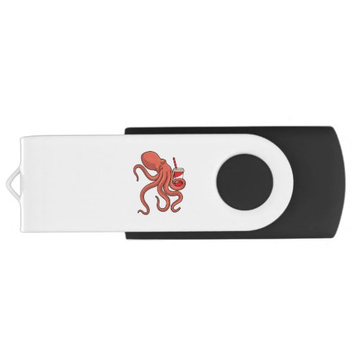 Octopus with Drink Flash Drive