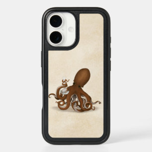 Octopus with Flask Chemistry Science Steampunk iPhone 16 Case