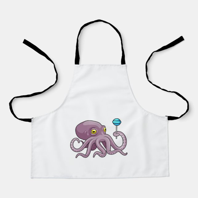 Octopus with Lollipop Apron (Front)