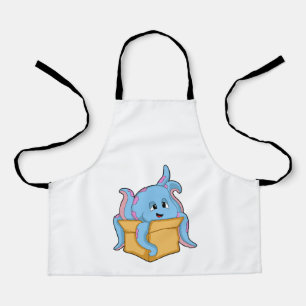 Octopus with Packet.PNG Apron