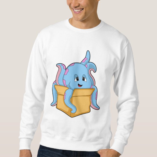 Octopus with Packet.PNG Sweatshirt (Front)