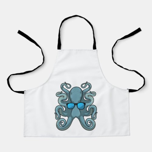 Octopus with Sunglasses Apron