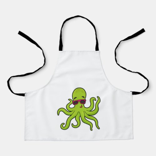 Octopus with Sunglasses Apron