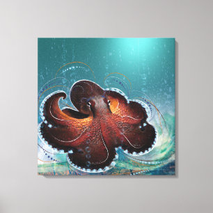 OCTOPUS - Wrapped Canvas Print