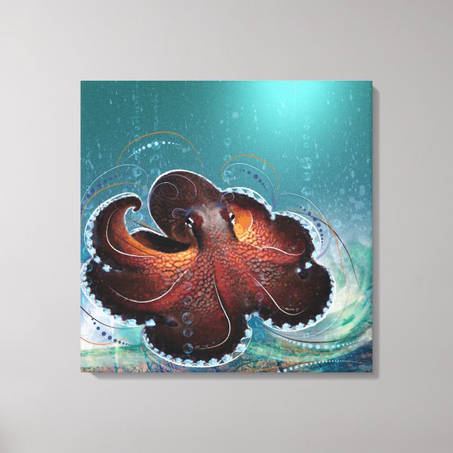 OCTOPUS - Wrapped Canvas Print (Front)