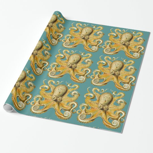 octopus wrapping paper