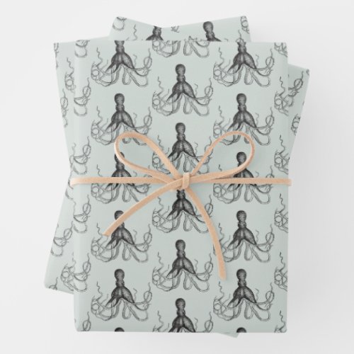 Octopus Wrapping Paper Sheets
