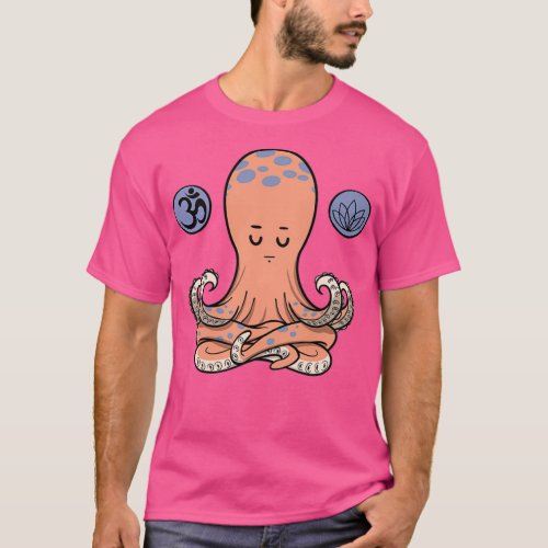 Octopus Yoga Meditation 1 T_Shirt