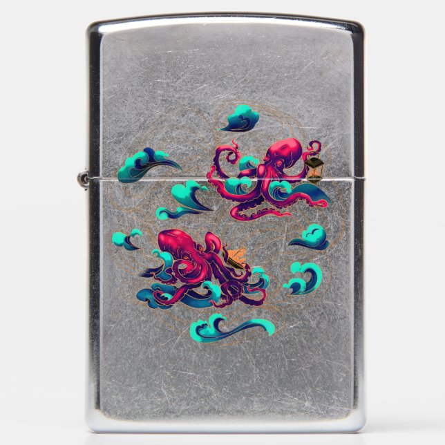 Octopus Zippo Lighter (Front)