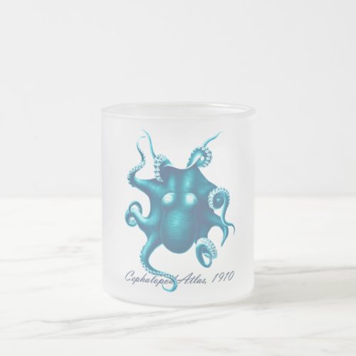 Octopuse Frosted Glass Coffee Mug
