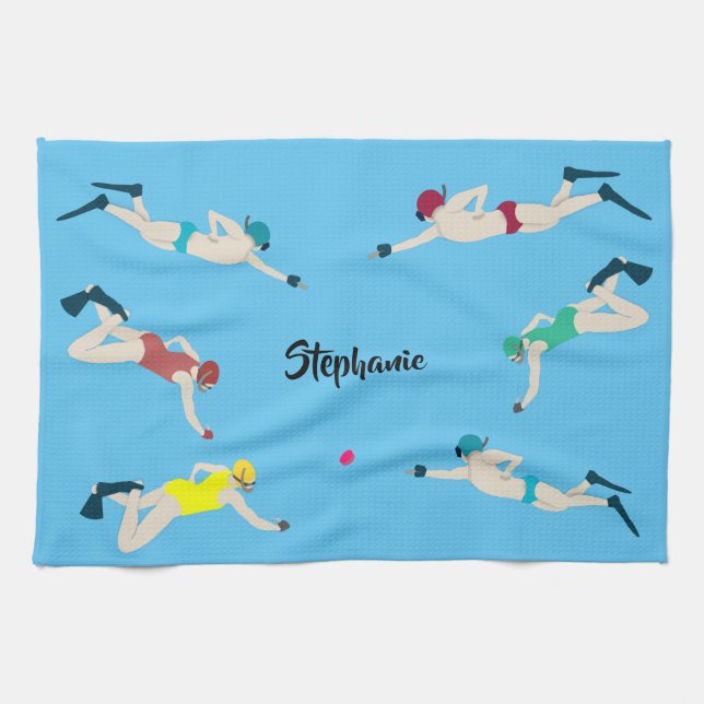 Octopush Kitchen Towel (Horizontal)