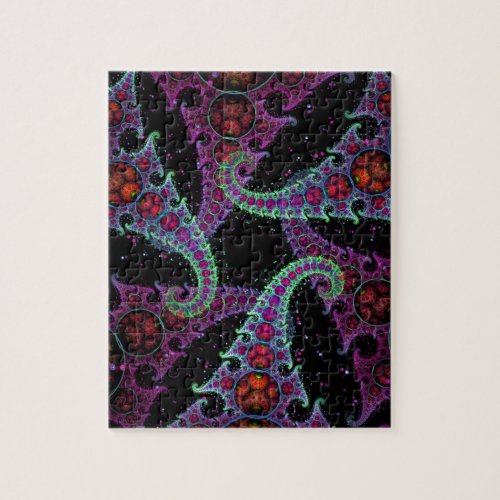 Octopuss Garden Fractal Art Jigsaw Puzzle