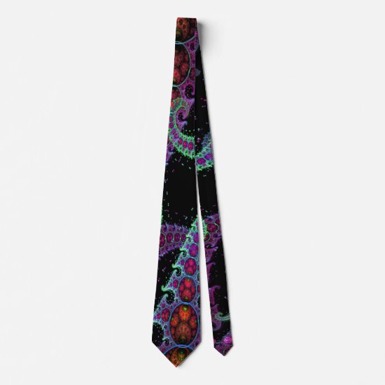 Octopus's Garden Fractal Custom Tie
