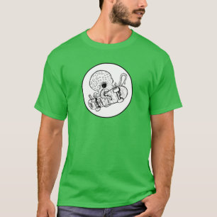 Octoskate 1 - Skateboarding Octopus T-Shirt