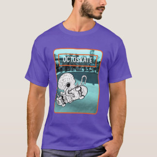 Octoskate 2 Skateboarding Octopus T-Shirt