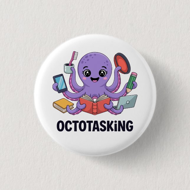 Octotasking Creature in Multitask Mode Button (Front)