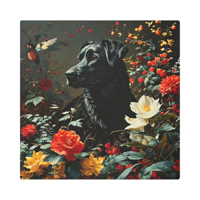 OCTURIA 16X16 Inch Square Aluminum Wall Art 002991 (Front)