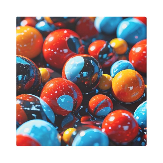 OCTURIA 16X16 Inch Square Metal Wall Art 0030129 (Front)