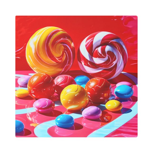 OCTURIA 16X16 Inch Square Metal Wall Art 0030130 (Front)