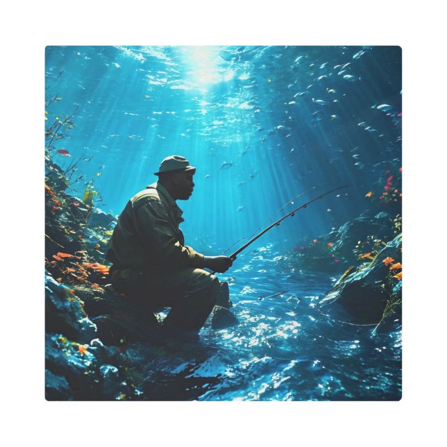 OCTURIA 16X16 Inch Square Metal Wall Art 0030219 (Front)