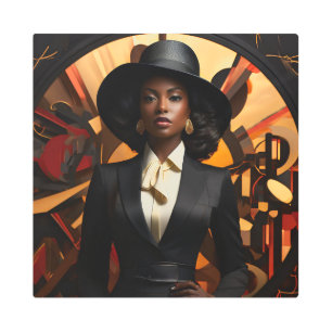OCTURIA 16X16 Inch Square Metal Wall Art 0030421