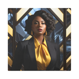 OCTURIA 16X16 Inch Square Metal Wall Art 0030425