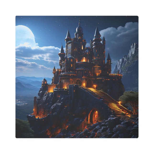 OCTURIA 16X16 Inch Square Metal Wall Art 0030428 (Front)