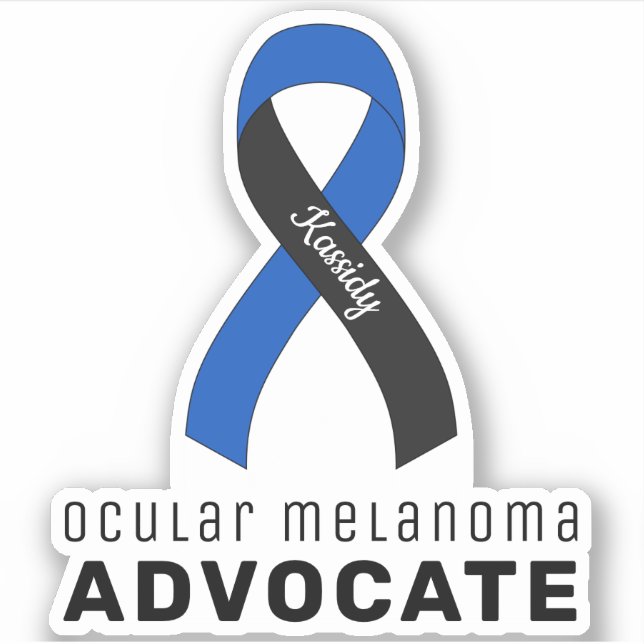 Ocular Melanoma Advocate Vinyl Sticker (Front)