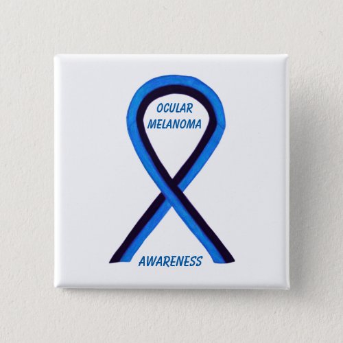 Ocular Melanoma Awareness Ribbon Angel Custom Pin