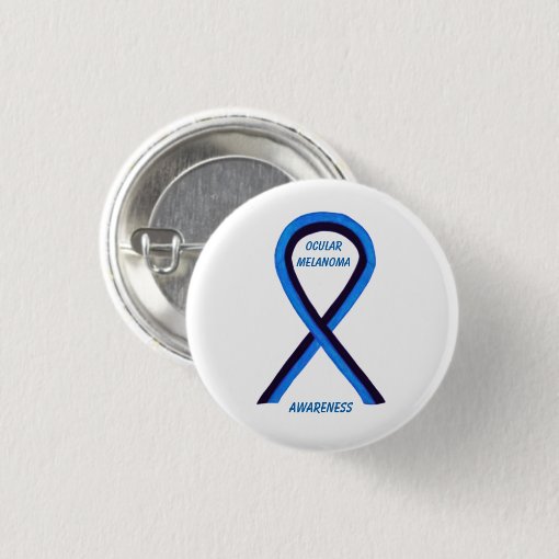 Ocular Melanoma Awareness Ribbon Angel Custom Pin Zazzle