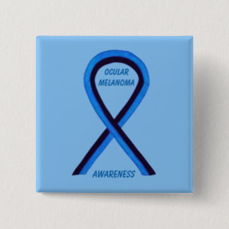 Ocular Melanoma Awareness Ribbon Angel Custom Pin