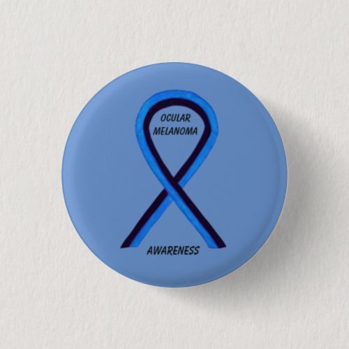 Ocular Melanoma Awareness Ribbon Angel Custom Pin