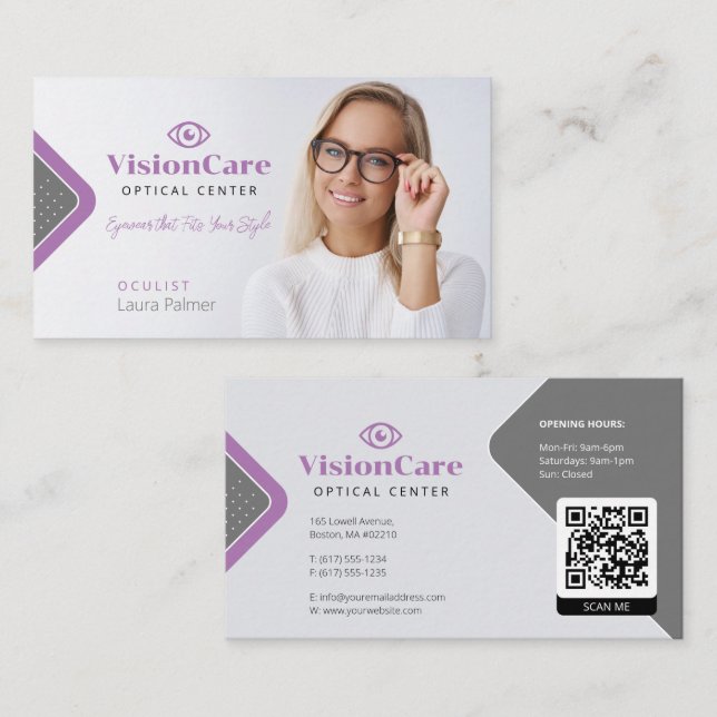 Oculist | Optical Center Business Card (Front/Back)