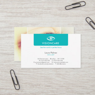 Oculist Optican Professional Business Card