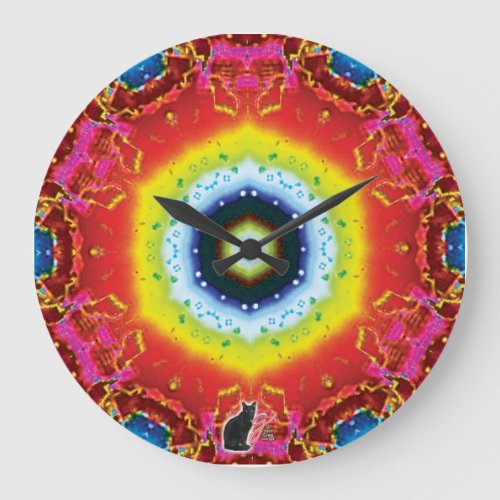 Oculus Kaleidoscope Large Clock