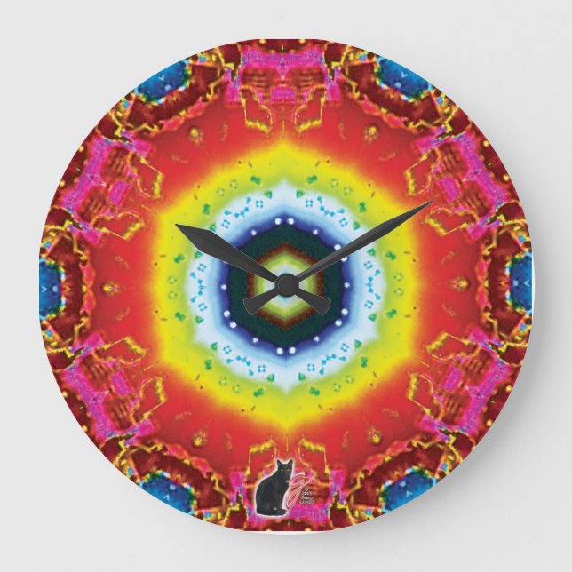 Oculus Kaleidoscope Large Clock (Front)