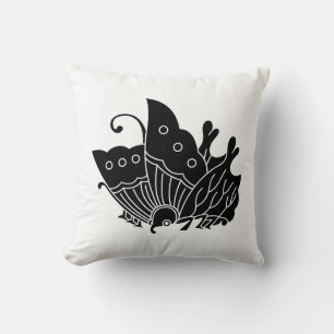 Oda butterfly throw pillow