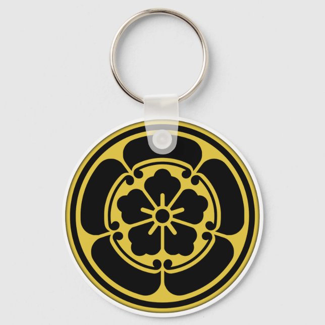 Oda Clan Kamon Keychain (Front)